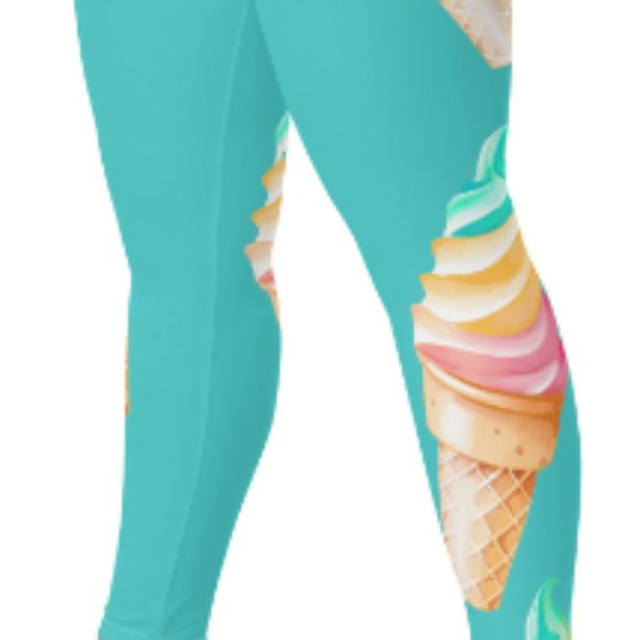 Woman's Ice Cream Leggings - Picture 2 of 4
